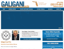 Tablet Screenshot of galiganilaw.com